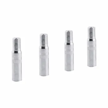 

4PCS Metal Automotive Wheel Valve Caps Stem Extensions Extender Car Truck Van Caravan Chrome Plated Brass Repair special tools