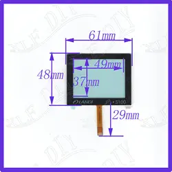 ZhiYuSun LANDI S100 3,5 дюймовый 4 провода резистивный сенсорный экран 61*48 мм навигатор Экран 61 мм * 48 мм стекло это совместимо