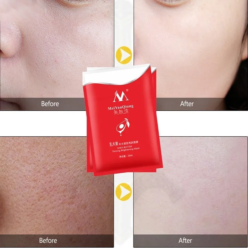 Whitening Moisturizing Mask Acne Treatment Oil-control Facial Shea Butter Firming Brightening Face Care Skin Essence | Красота и