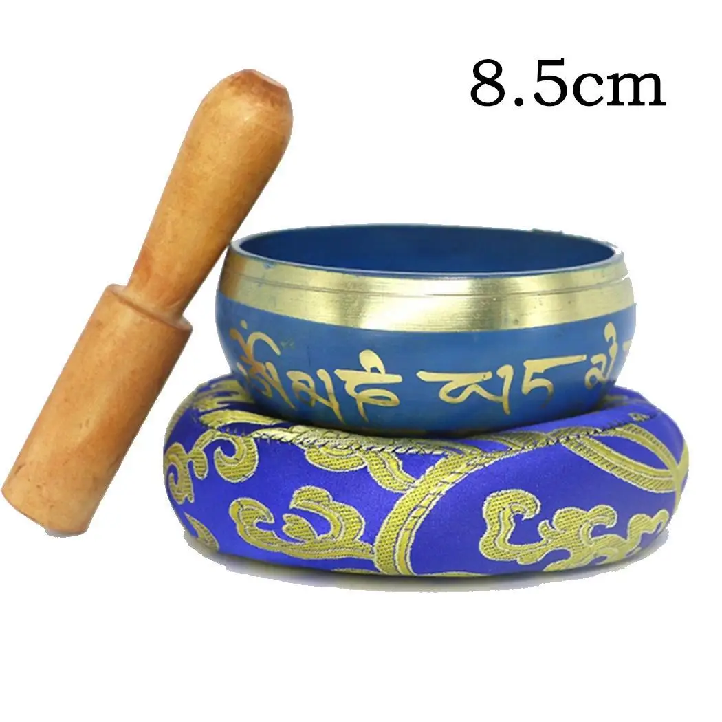 

Meditation Yoga Relaxation Nepal Buddha Sound Singing Scripture 8.5cm, 9.5cm, 10.5cm Bowl General Set