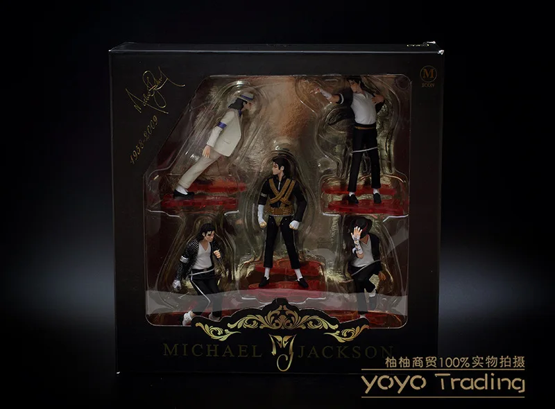 5 Pz/набор Майкл Джексон Joint мобильный фильм Аниме ПВХ Рисунок 10-11 см Коллекционная