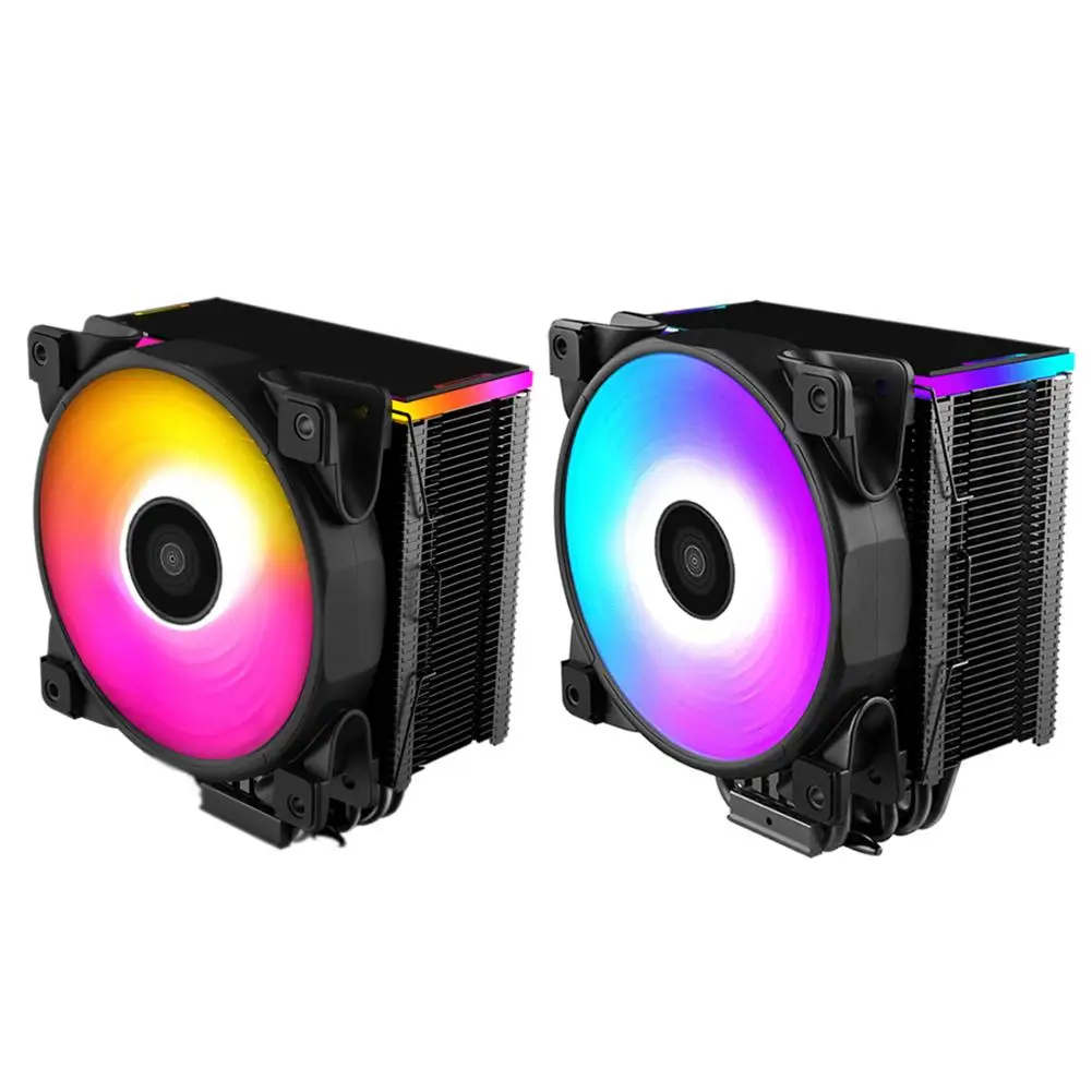 

Colorful LED Smart Temperature Control CPU Fan Cooling Cooler Radiator Heatsink For Computer Desktop PC