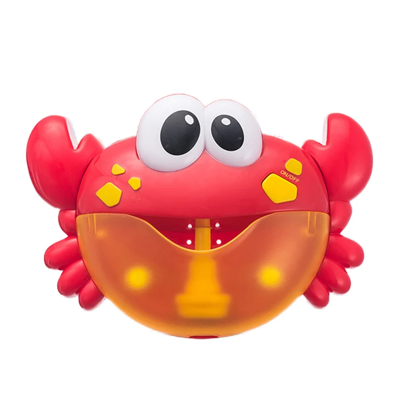 

Cute Children Cartoon Crab Music Bubble Machine Kid Shower Bathing Partner Bathroom Toys Environmental Protection