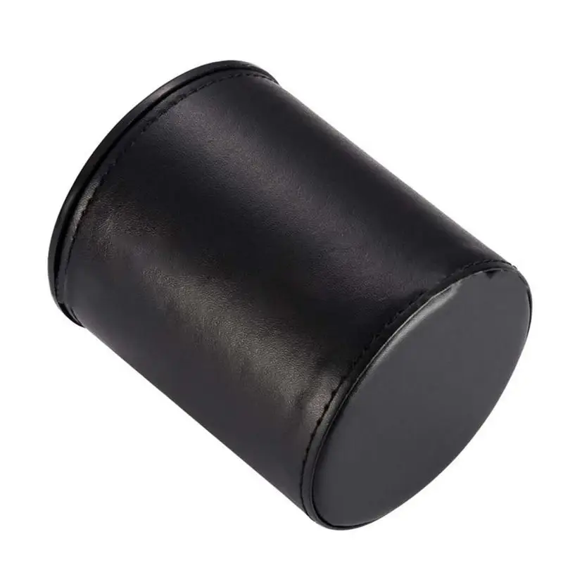 Барные кожаные черные игральные кости чашки Dicebox вечерние принадлежности(без лотка или кости