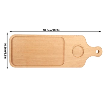 

Household Beech Cutting Board, Wooden Chopping Board, Rolling Plate, Rectangular Mould Proof Kitchen Board Kitchen Accessories