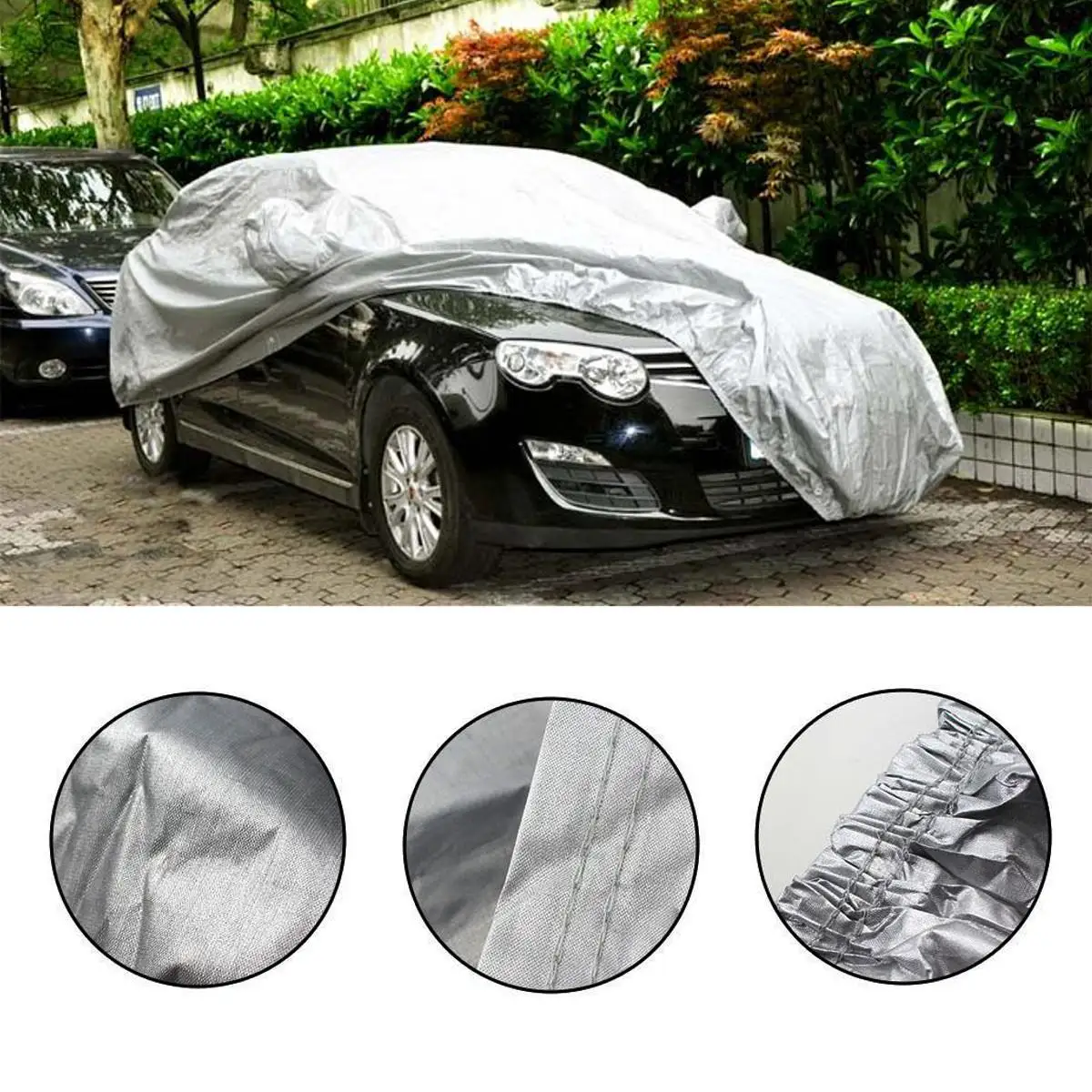  M/L/XL/XXL Universal Full Car Cover Anti Rain Snow Ice Waterproof Dustproof UV Outdoor