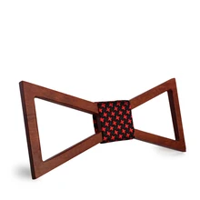 Модный однотонный мужской галстук-бабочка брендовый хлопковый галстук-бабочка из древесины классические деловые костюмы бант деревянный галстук-бабочка галстук Свадебная вечеринка