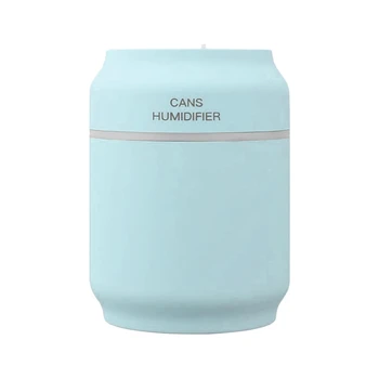 

HOT-Portable 3-in-1USB Humidifier;Fan ;LED Nightlight Ultrasonic Small Air Humidifier