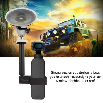 

SUNNYLIFE Multifunction Suction Cup Car Mount Bracket Holder for DJI Osmo Pocket Handheld Gimbal Stabilizer Camera Accessories