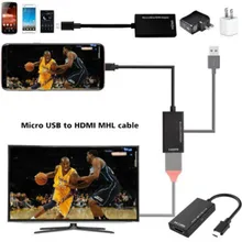 MHL Micro USB Male-HDMI Женский адаптер кабель для Android смартфона для планшета телевизора