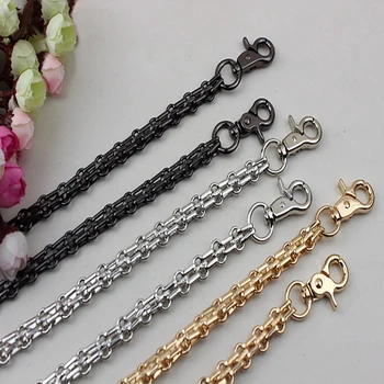 

Diy Gold, Silver, Gun Black, Vintage Bronze 12mm Metal Replacement Chain Shoulder Bag Straps For Handbags, Bags, Purse Handles