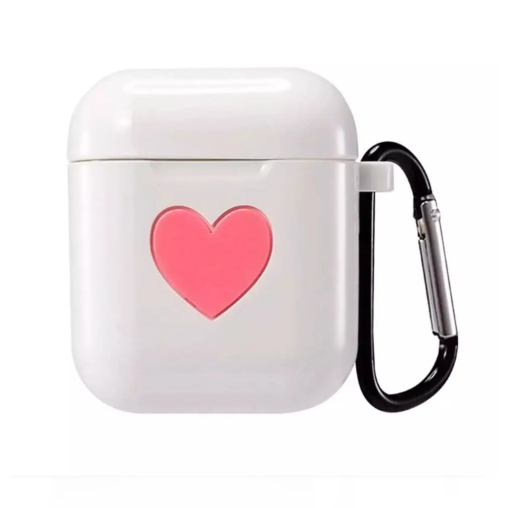 

Soft Silicone Case with Love Heart Anti-dust Shockproof Wireless Earphone Protective Cover For Apple for AirPods
