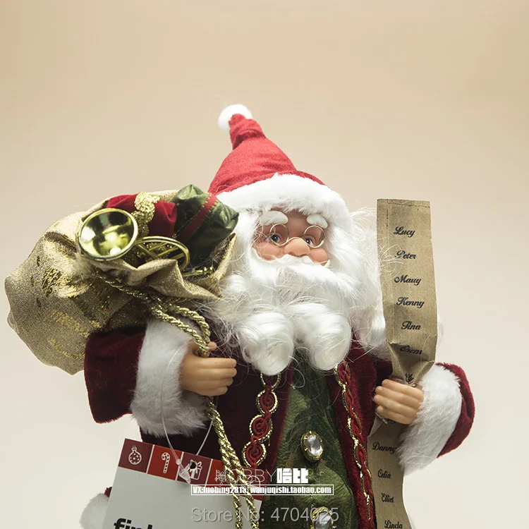 Оригинальный Санта Клаус 30 см Saint Nick Kris Kringle коллекция Санти фигурки плюшевые