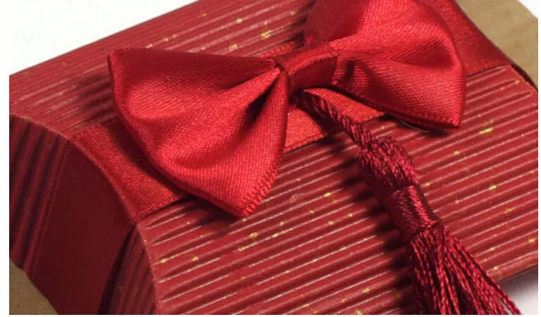 100 шт./упак. кисточки конфеты коробки по оптовой цене, винтажный стиль, для свадебного торжества, в китайском стиле, коробки для конфет подарки r Свадебная вечеринка Рождество