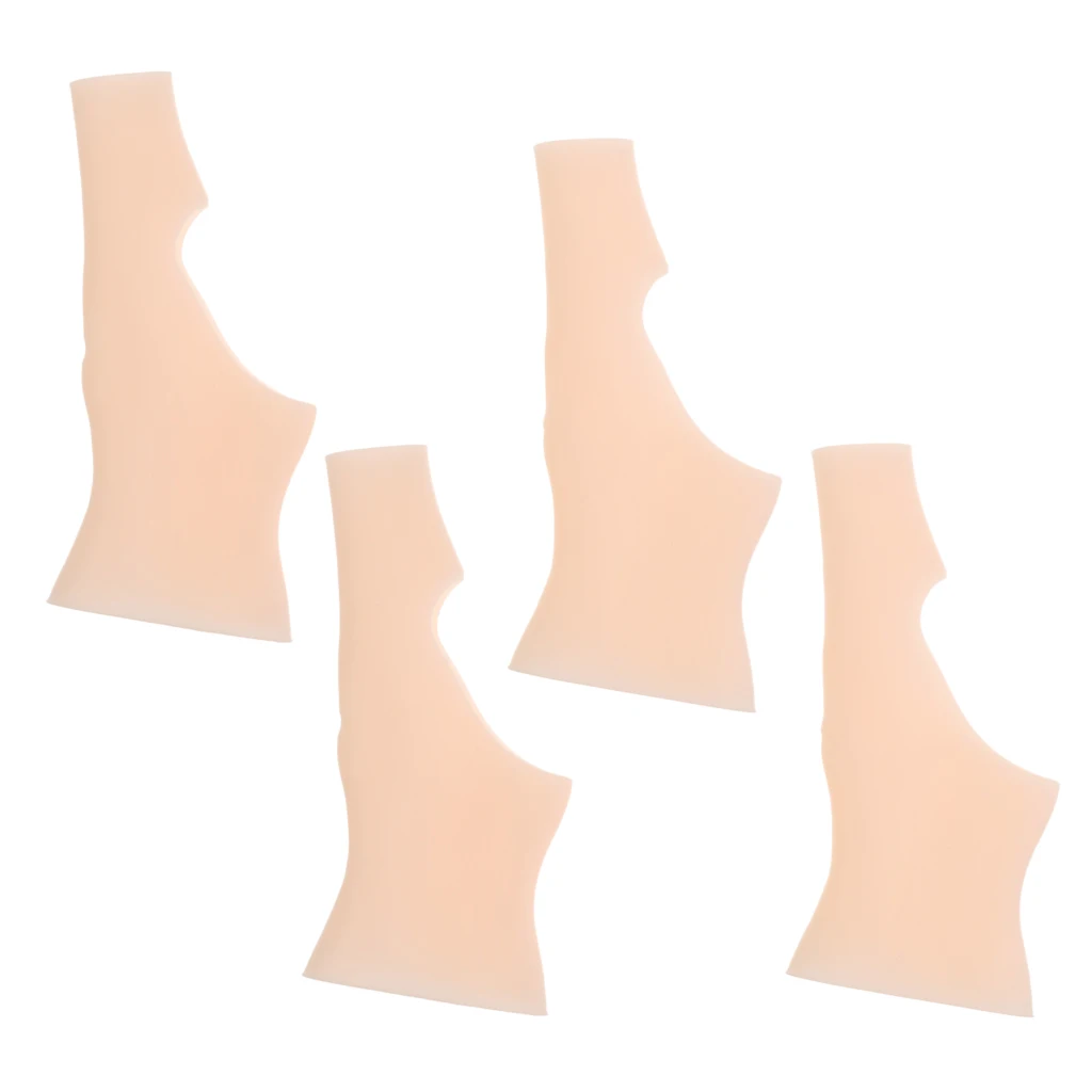 

2 Pairs Easy To Clean Stretchable Silicone Gel Waist Thumb Gloves 6 x 13cm