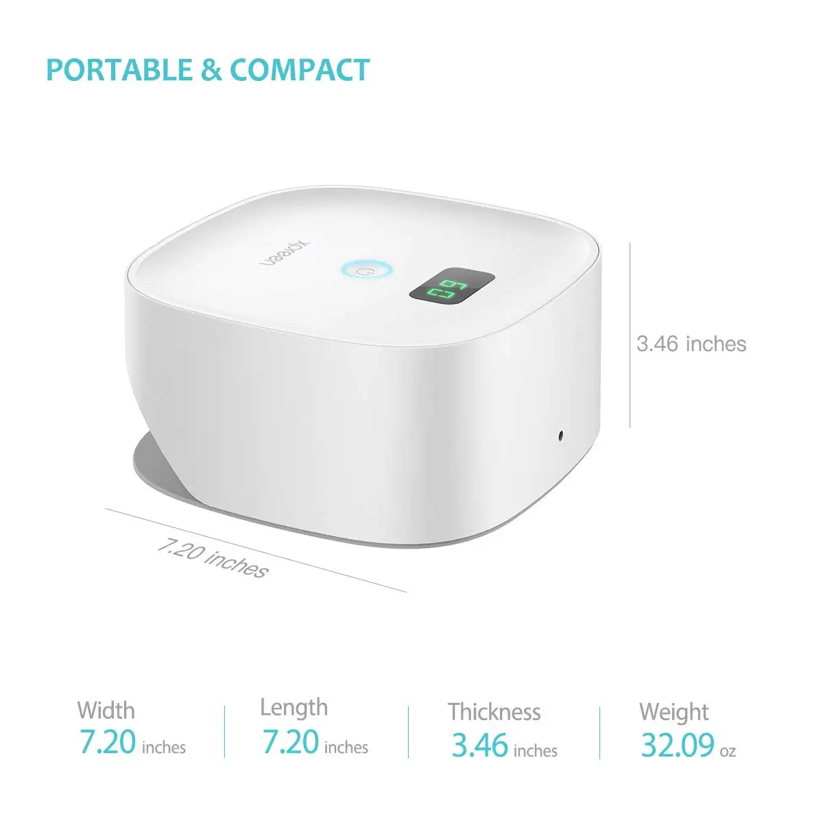  Xpreen Nail Dryer 48W Nail Dryer Uv Nail Lamp Portable Led Nail Lamp 6000Mah Built-In Lithium Batte