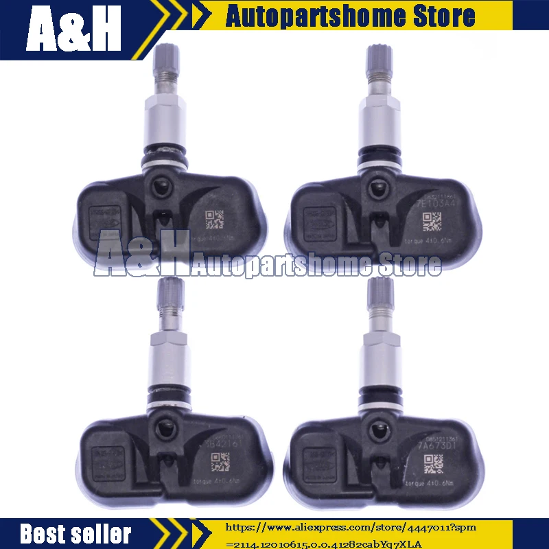 Remanufactured 4PCS PMV 107J Tire Pressure Sensor For Toyota Scion