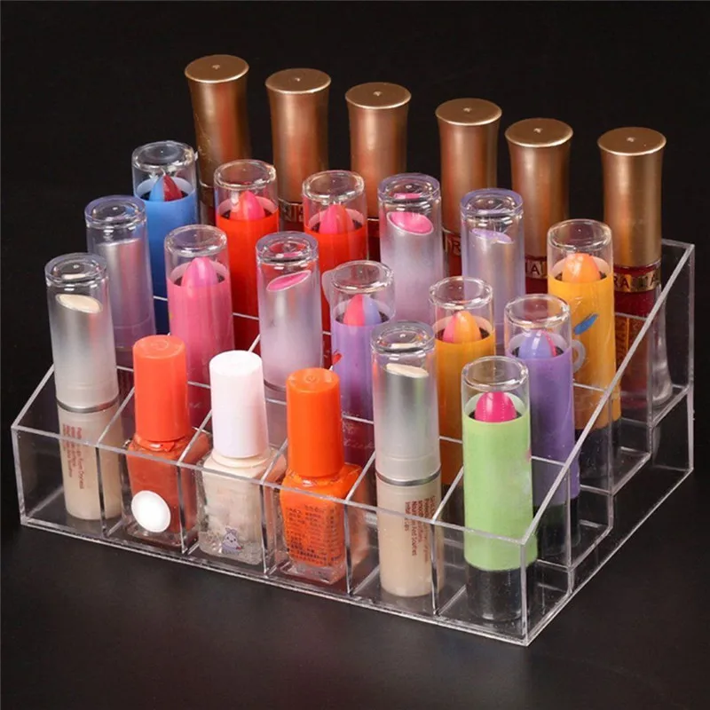 

Creative Table Makeup Organizer Case Storage Boxes Bins Clear 4 Drawers Profesional Tools Bathroom Accessories Acrylic