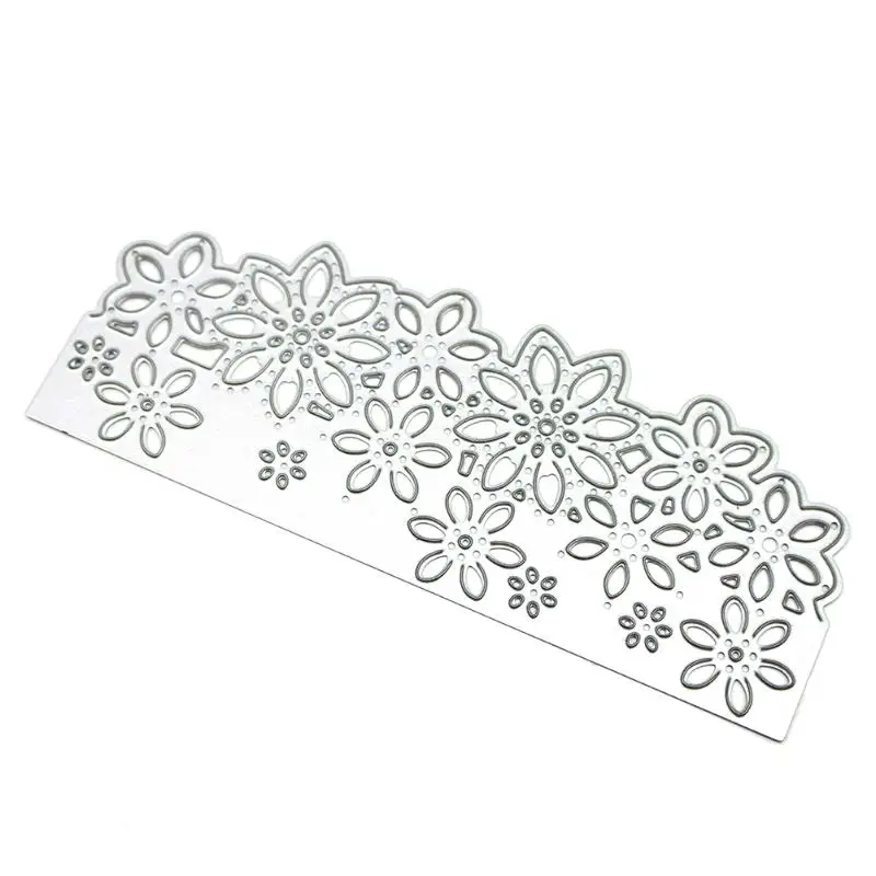 

Flower Frame Edge Cutting Dies Stencil DIY Scrapbooking Metal Cutting Dies Paper Card Craft Embossing Folder Template