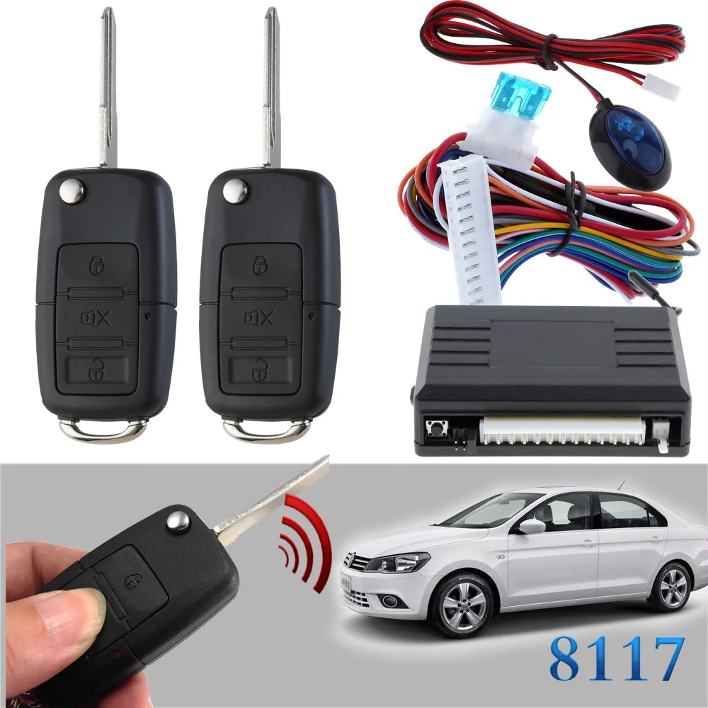 

Flip key #01 for Volkswagen for Santana car Remote control Central Door Locking Vehicle Keyless Entry System kit CHADWICK 8117