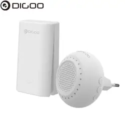 DIGOO DG-SD20 автономный водонепроницаемый беспроводной дверной звонок домашний без батареи громкость Регулируемый дверной звонок