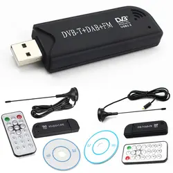 Спутниковый ресивер ТВ Dongle STICK Винтаж Freesat цифровой складной тюнер FM + DAB DVB-T