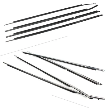 

4PCS Weather Strips Moulding Trims Door Belts Seal Weatherstrip for Toyota Camry 2012 2013 2014 Front&Rear Left Right Set