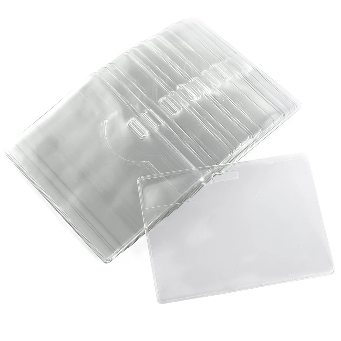 Buy 25 Badge Holder ID Badge ID Card Plastic Lid