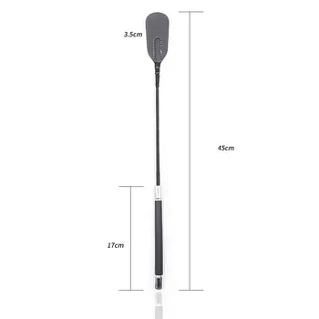 Sex Leather Spanking Paddle,Fetish Horse Riding Crop Sex Whip,Slave Flogger Spanker,BDSM Bondage For Couple Foreplay Flirt Toys 6