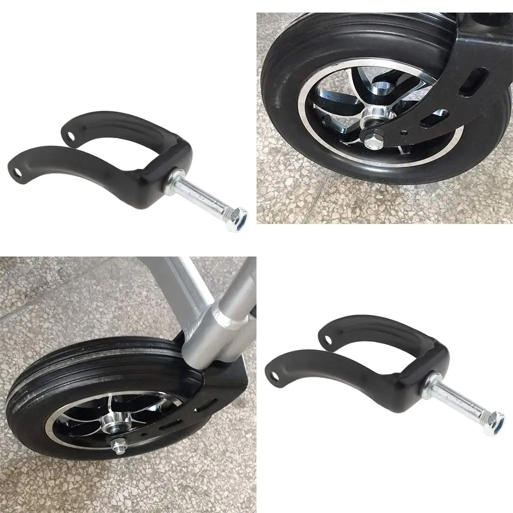 

Pack of 4pcs 8Inch Tire Fork Accessories on Wheelchair Rollator Rolling Walkers