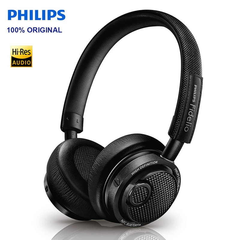 Новинка Philips M2bt/00 беспроводные Bluetooth наушники портативная Nfc гарнитура Hifi Музыкальная гарнитура официальный