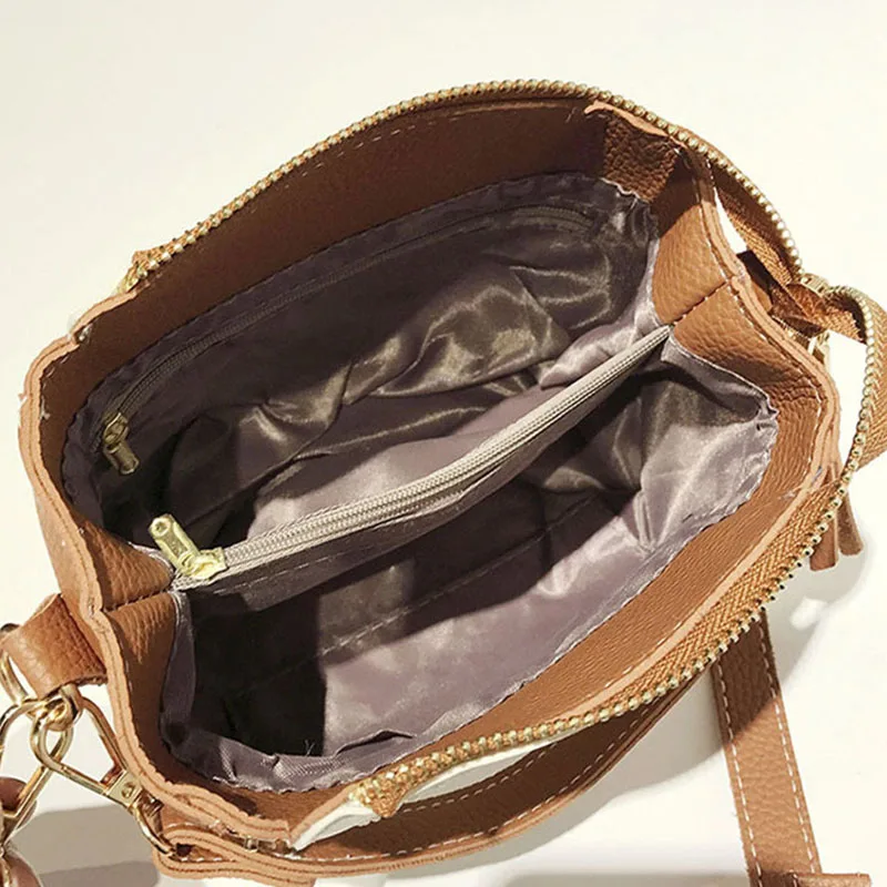 Для женщин сумки Строка ведро Композитный сумка женская мода Crossbody дамы