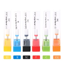 Электрическая машинка для сверления ногтей аксессуар керамическая для удаления кутикул бура сверла роторное фрезерование фрезы для маникюра педикюра инструмент