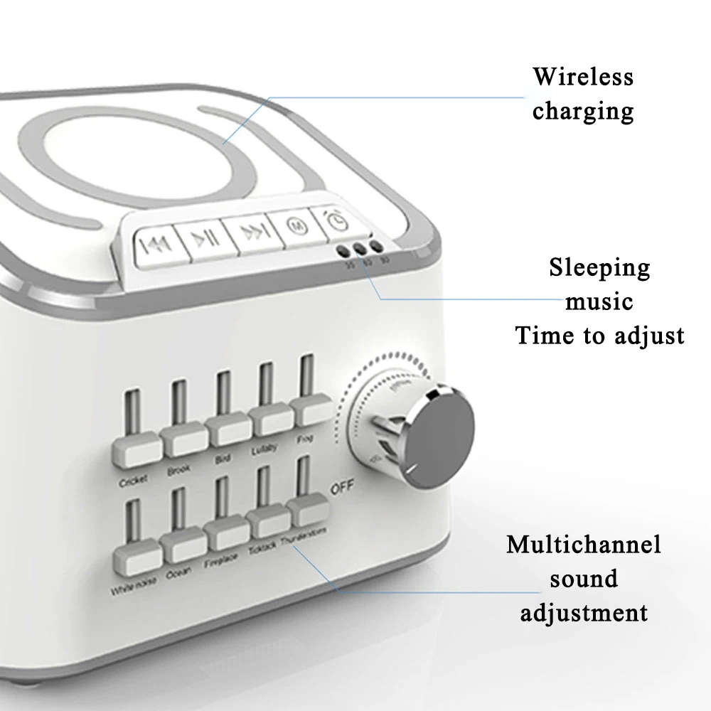 10 естественных звуков усилитель сна Беспроводная колонка устройство для засыпания 3 вида время ребенка комфорт машина усилитель качества сна