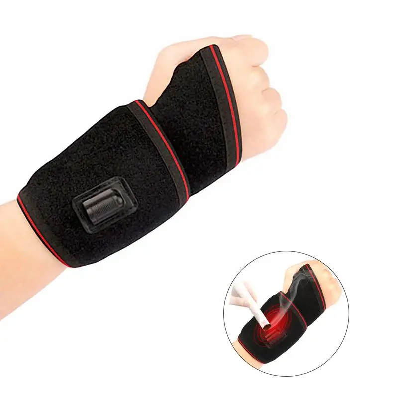 Heated Wrist Brace Moxibustion USB Electric Heating Sports Sprain Fixed