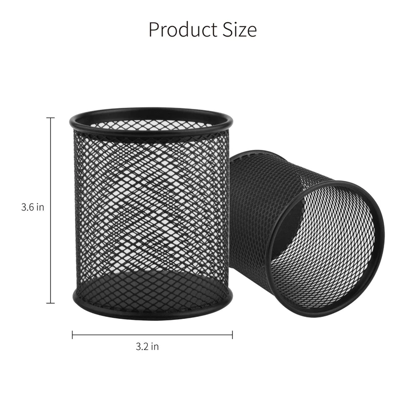 

Mesh Pencil Holder Pen Cups Mesh Pen Holder Metal Pen Organizer Pencil Cup Medium Holder Pencils Holder Makeup Brush Cup Holde