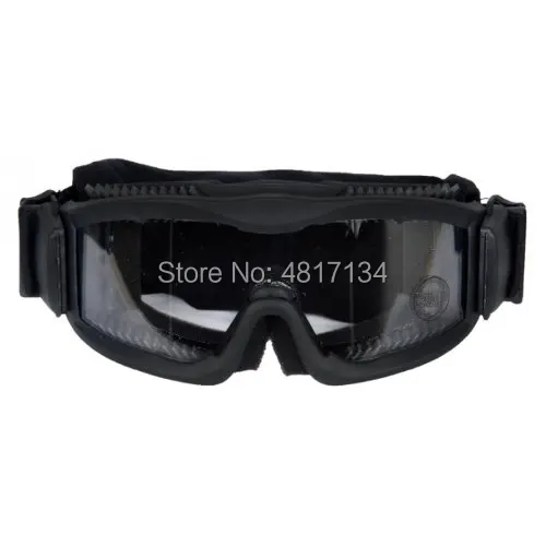 

Air Flow Tactical Vented Safety Riding Goggles CS Paintball Glasses Interchangeable 3 Lens,Clear,Tawny,Yellow Lens