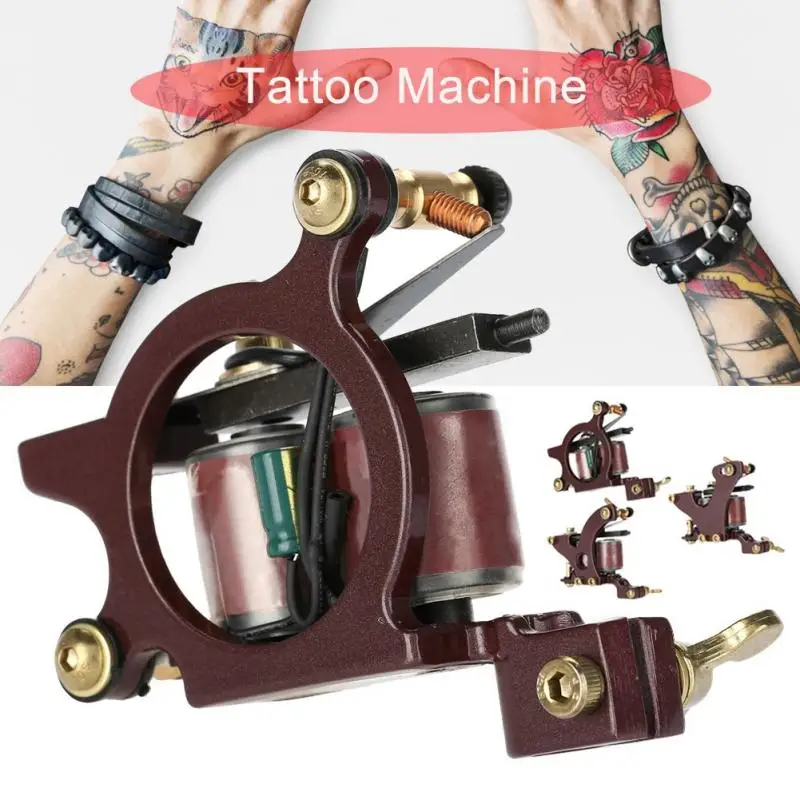 

Professional 10 Warp Coils Tattoo Machine Tattoo Shader Liner Tatoo Motor Kits Tattoo Guns for Body Makeup