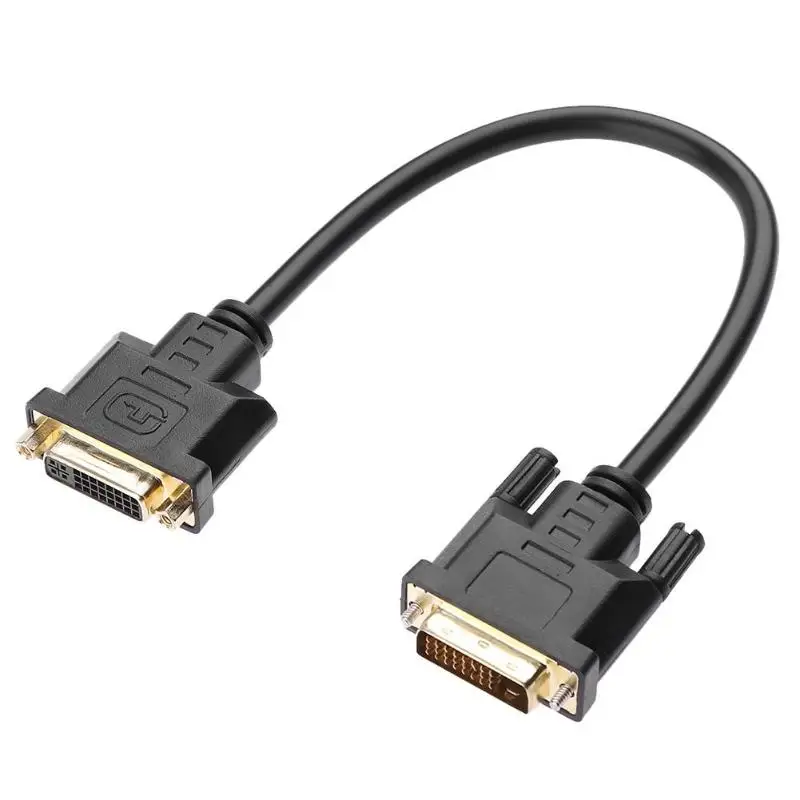 

DVI-D 24+1 Pin Male to DVI-I 24+5 Pin Female Digital Video Extention Cable