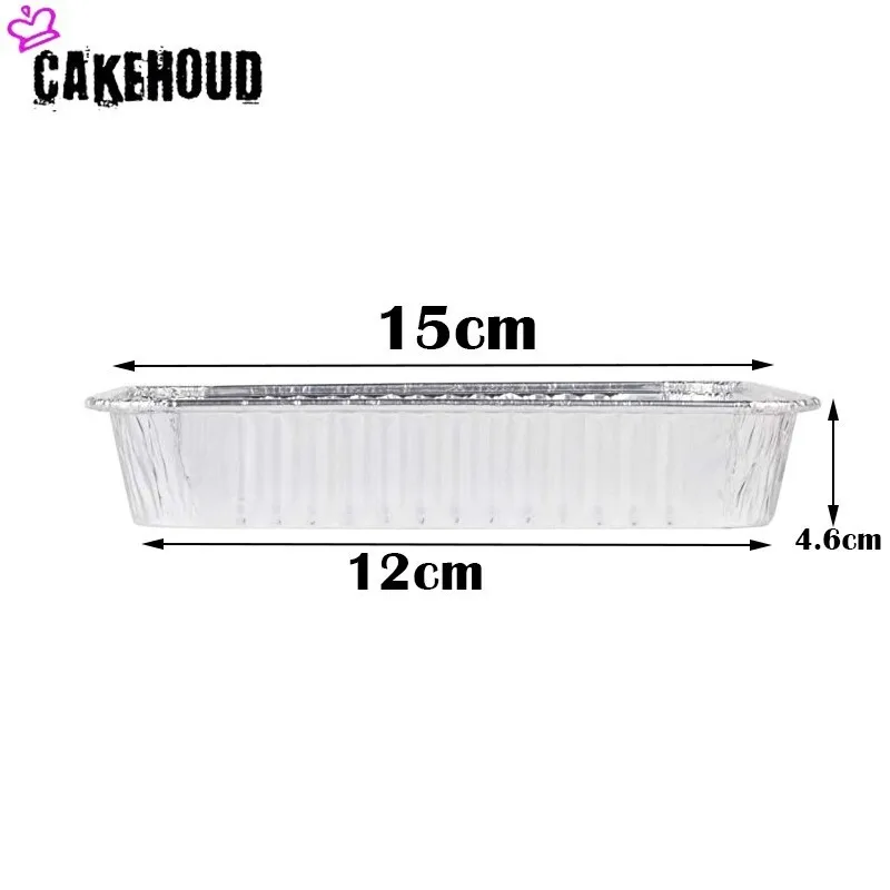 CAKEHOUD 10 шт. одноразовые жестяные Фольга с крышкой по супер цене Портативный Еда
