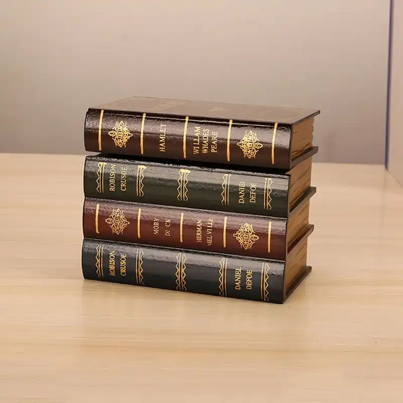 Поддельные книги коробка винтажный реквизит для хранения книг упаковка