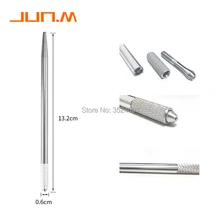 50 шт тумана бровей микроблейдинг ручка татуировки машина для полупостоянного макияжа бровей татуировки ручное лезвие для всех круглых игл