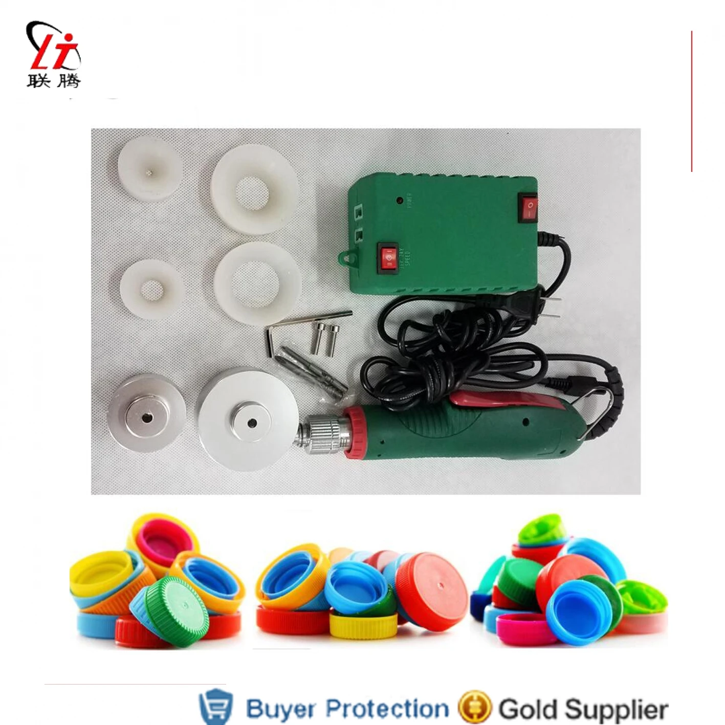 

Manual Bottle Capping Machine Screw Cap Machine Plastic Bottle Jar Caps rotating Machine Capper Big lid locker Free Shipping