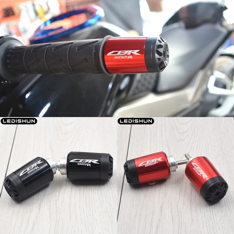 

Handlebar Grips Bar Ends Cap Slider For KAWASAKI HONDA CBR650R CBR650F CB650R CB650F CB1000R CBR1000RR CB1100 Motorcycle