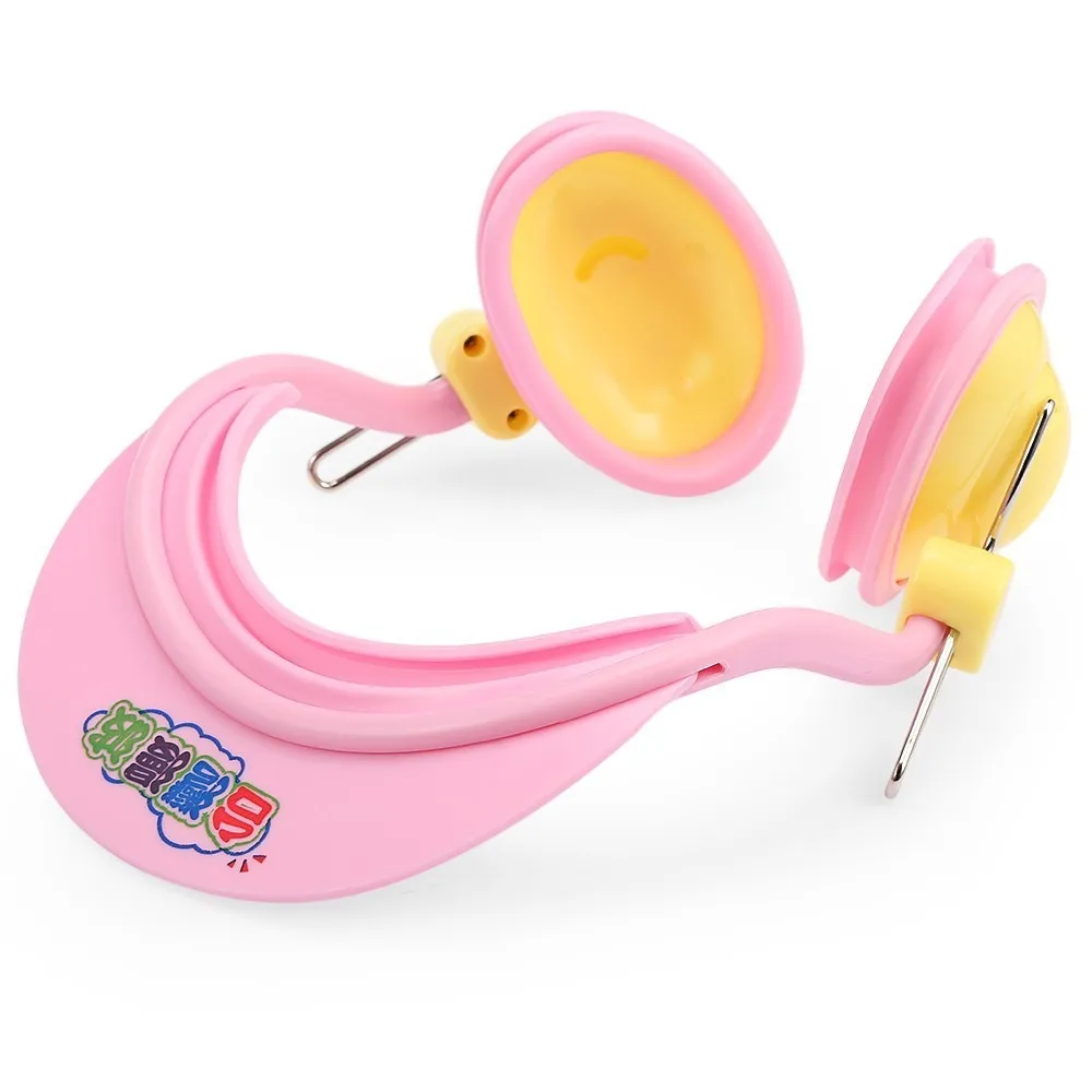 Baby Shower Hat with Earmuffs Adjustable Toddler Kids Showers Head Bathing Shampoo Cap Wash Hair Bath For Kids Child Girl Caps