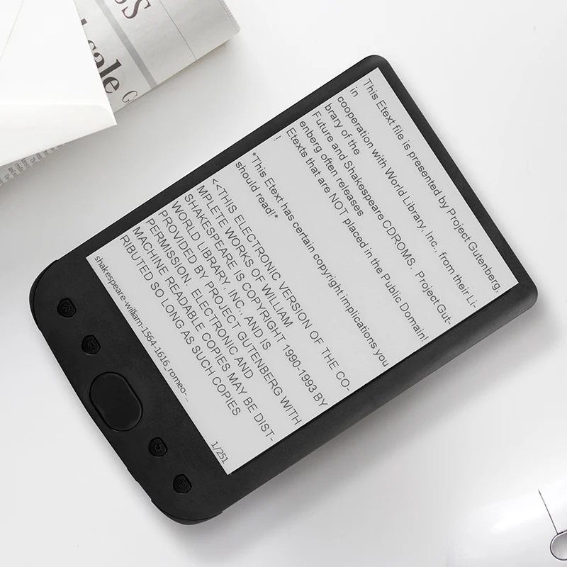 Черный 6 &quote ink ридер 800x600 Разрешение e booker 8 Гб 6'' из устройства для чтения
