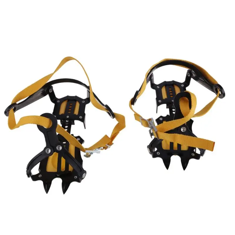 

Bundled Crampons 10-point Strong Steel GPU-AA Ice Gripper Ice Crampons Snow Board for Climbing Trekking Ski Alpine Activities