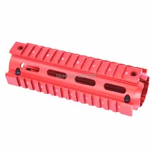 AR 15 защита для рук с 4 рельсов из двух частей-самое интересное для Quad rail AR15 защита для рук Алюминий 6,7 дюймов для M4 M16