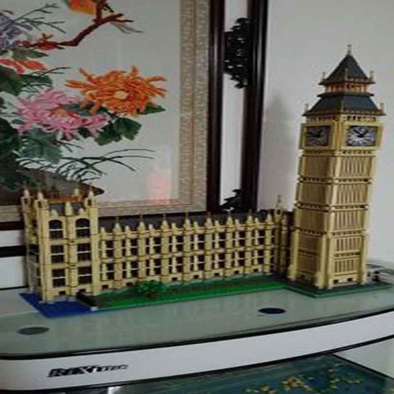 

New Lepin 4163pcs Originality Streetscape Architecture Series Will Stupid Bell Assembly Spelling Insert Alpinia Block Toys 17005