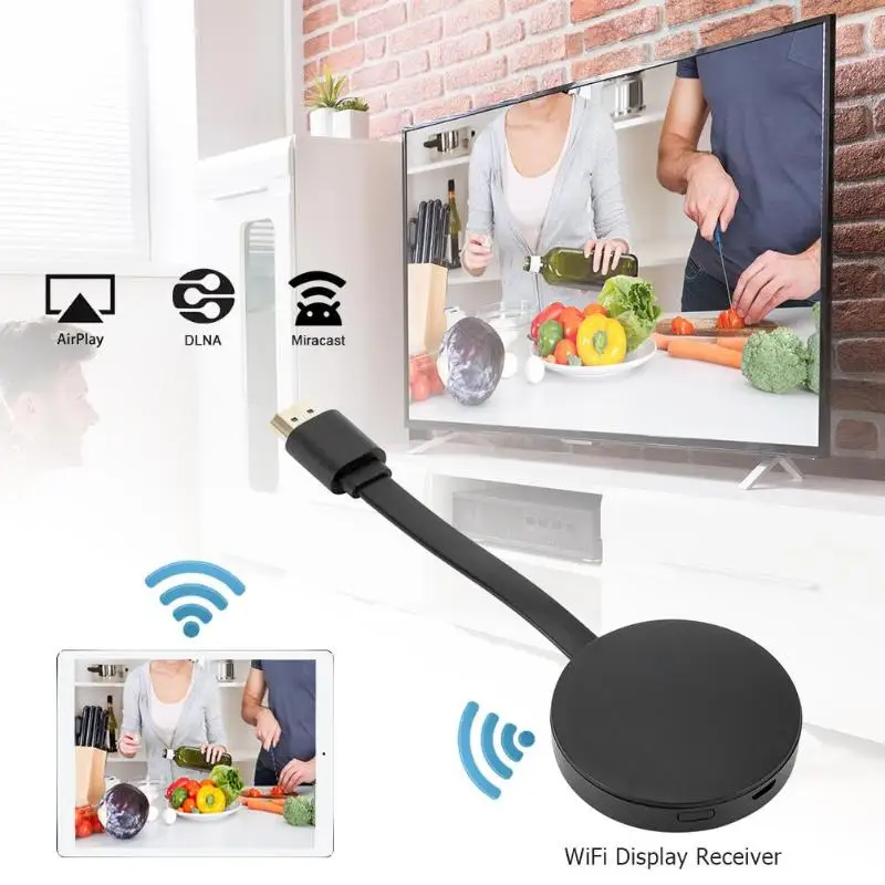 ALLOYSEED беспроводной WiFi MiraScreen ТВ ключ HDMI Miracast DNLA Airplay дисплей приемник адаптер для